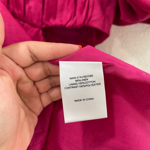 Aje Admiration Asymmetric Mini Dress Size 6 US 2 - Picture 4 of 6